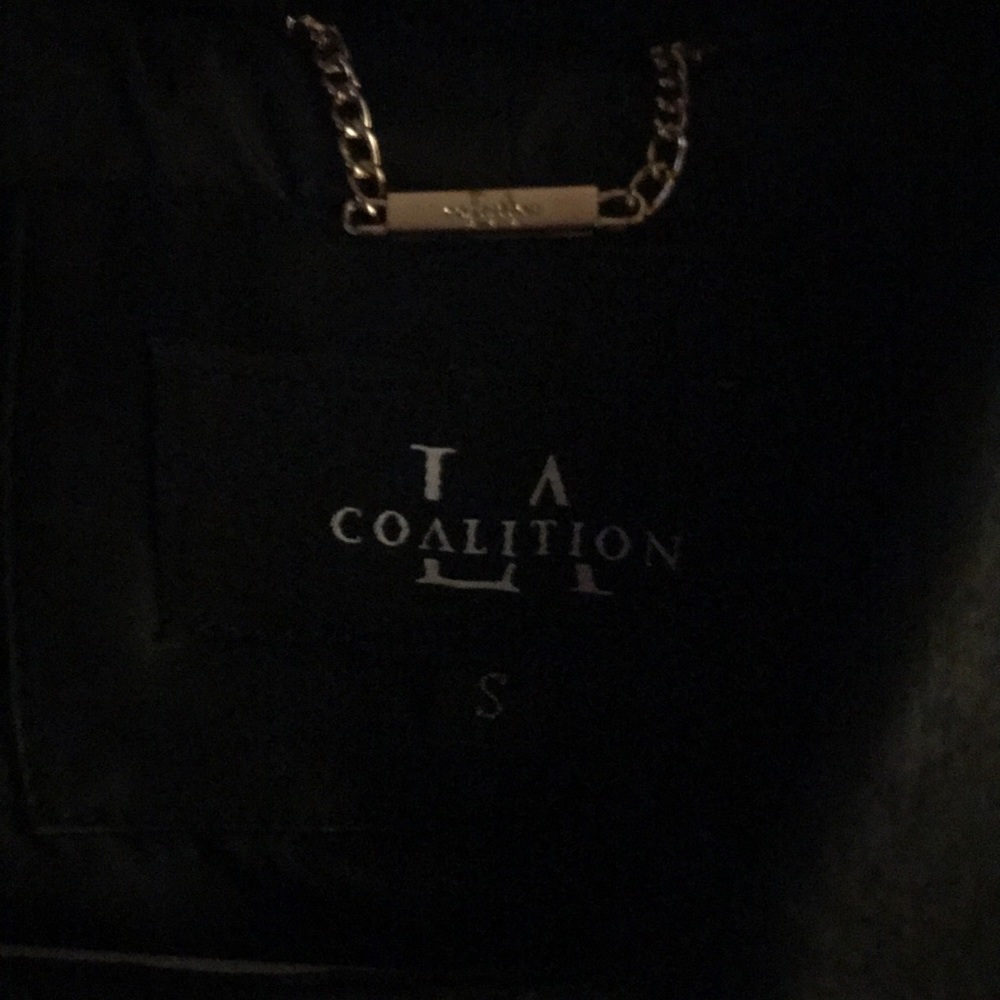 Black leather jacket -brand new -size S